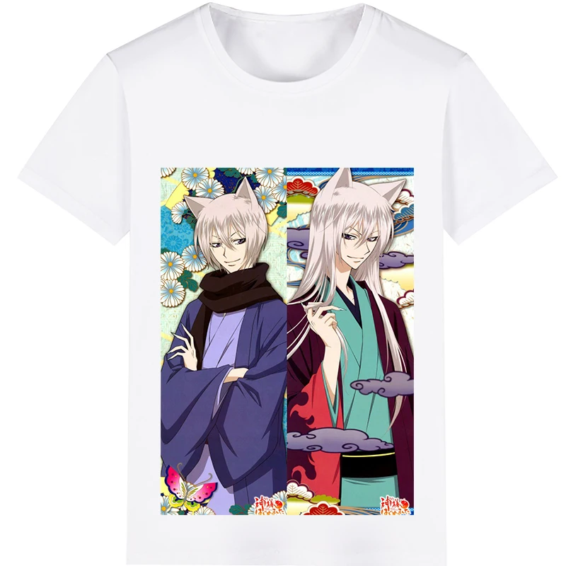 

Kamisama Kiss Nanami Momozono Tomoe Mikage Косплей Костюм для взрослых и детей футболка с коротким рукавом