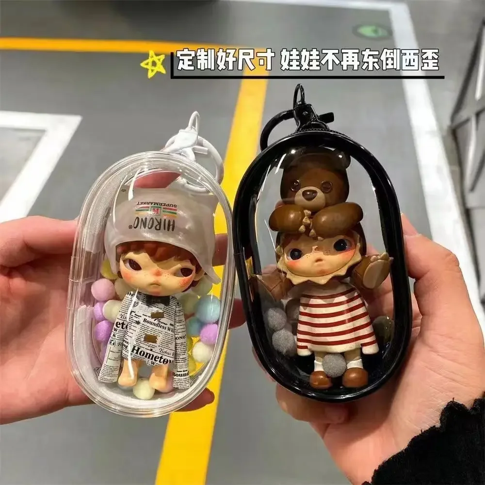 2 шт. милые прозрачные куклы Nendoroid уличная сумка прозрачная мини-сумка для