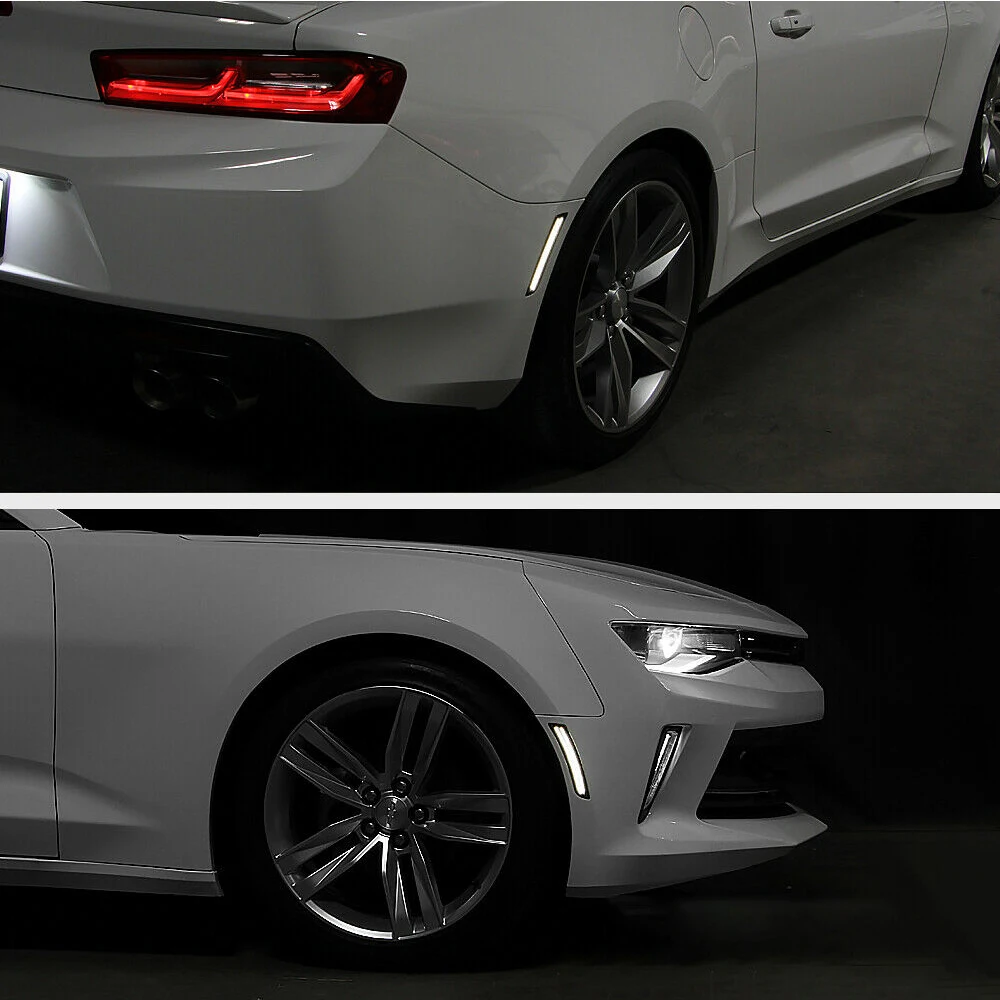 4 шт. дымчатые линзы для Chevrolet Camaro LS LT SS ZL1 2016 2017 2018 2019 2020