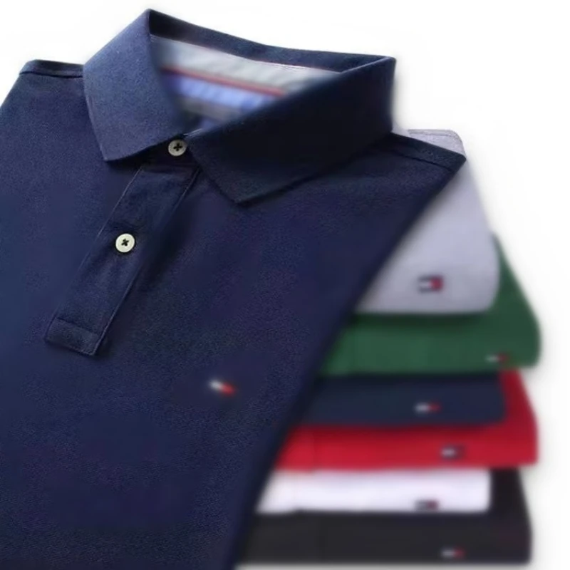 

6XL Summer Business Casual Cotton Short Sleeve Embroidery Polo Shirt Plus Size Men Shirts New Arrivals Men T-shirts Homem