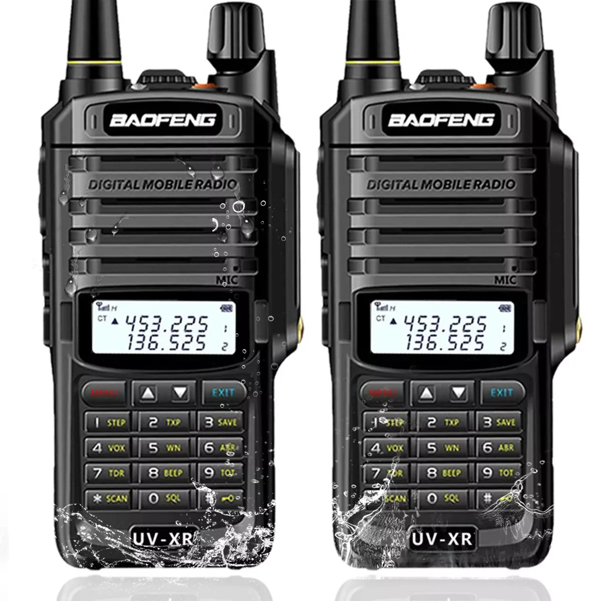 

2 шт., Двухдиапазонная портативная рация, IP67, 10 Вт