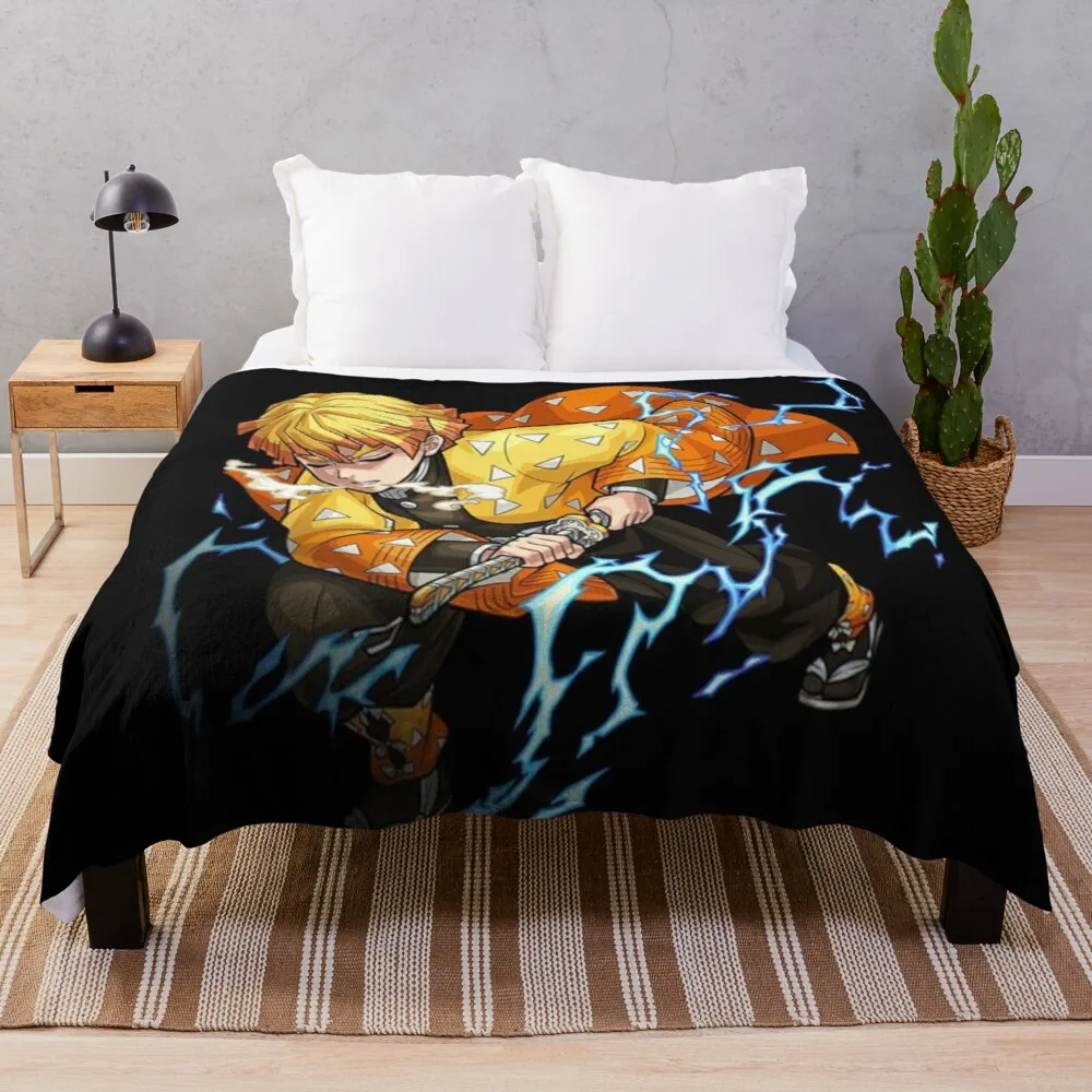 

zenitsu Throw Blanket crochet blankets