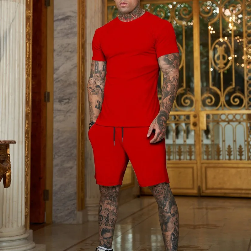 

Summer Fashion Man Sets 3D T-Shirt Shorts Suit New Style Trend Men's Clothing Sports Outfits High Quality Casual Harajuku Blouse