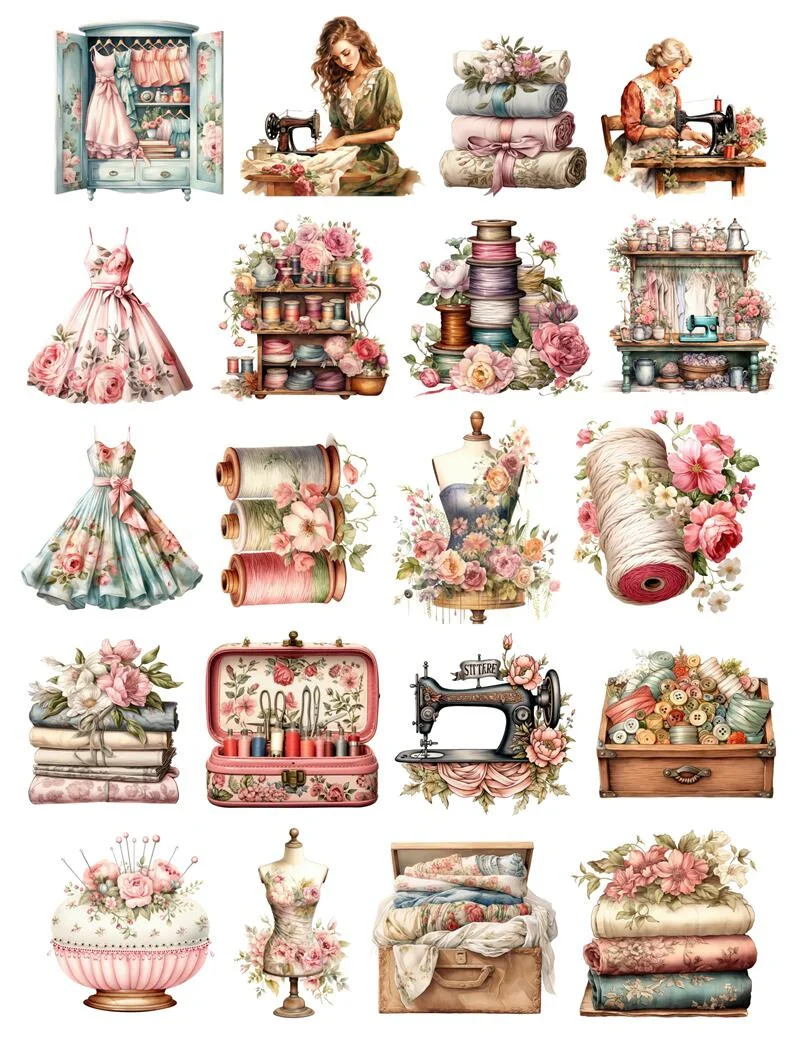 

Викторианские наклейки для девочек BLINGIRD