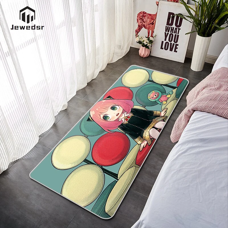 

Bedroom Floor Mat Spy X Family Carpet In Living Room Mats Anti-slip Bathtub Mat Home Entrance Carpets Doormat For Entrance Door
