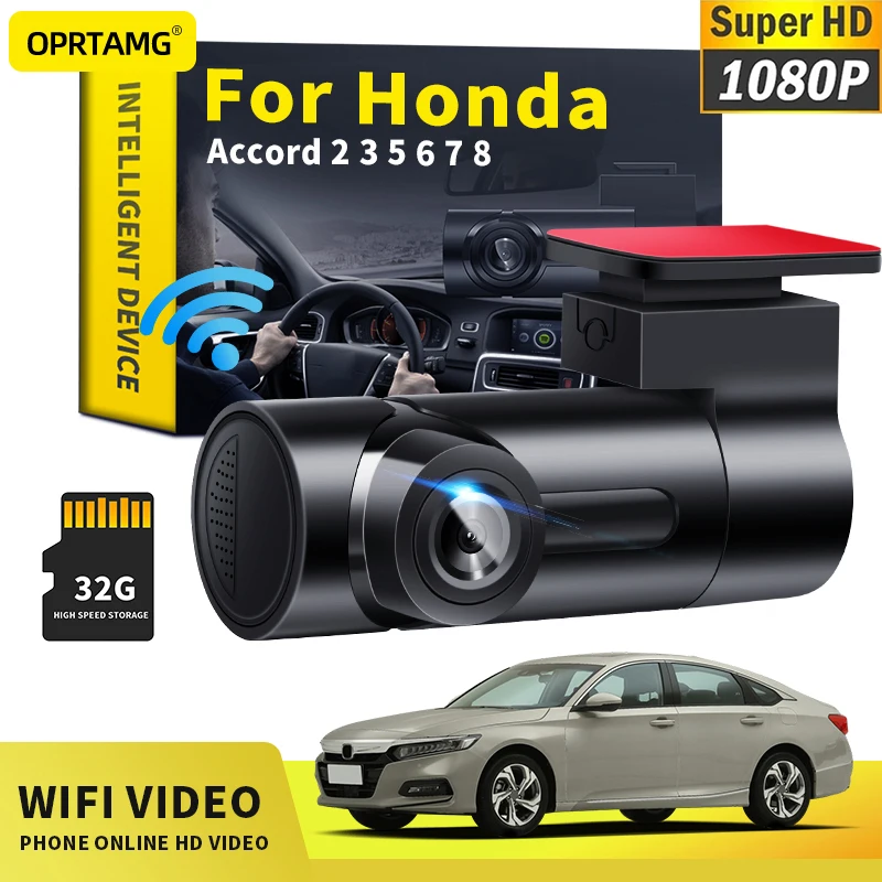 

Автомобильный видеорегистратор OPRTAMG MSC 1080P HD камера WiFi видеорегистратор для Honda Accord 2 3 5 6 7 8 1994-2022 Автомобильный видеорегистратор автомобильн...