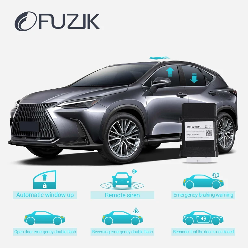 

Датчик управления переключателем LEXUS Fuzik, дополнительный интеллектуальный модуль управления подъемом и блокировкой окон, предупреждение об обращении
