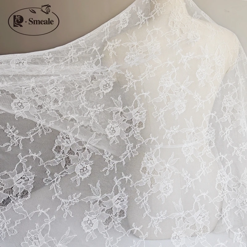 

Новое хлопковое сверхтонкое свадебное платье и головной убор ручной работы с вышивкой в клетку аксессуар «сделай сам» ткань RS4242