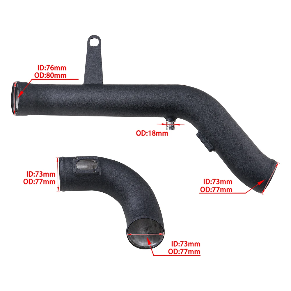 Автомобильная система холодного воздуха 3 дюйма для 2015-2019 M2 M3 F80 M4 F82 F83 S55 3.0L