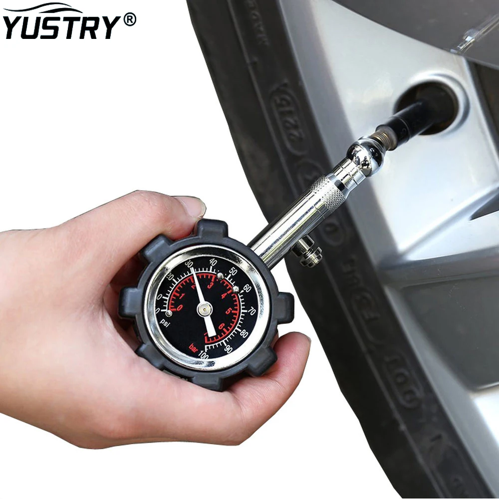 

Манометр для автомобильных шин, высокоточный, 0-100 Psi, универсальный