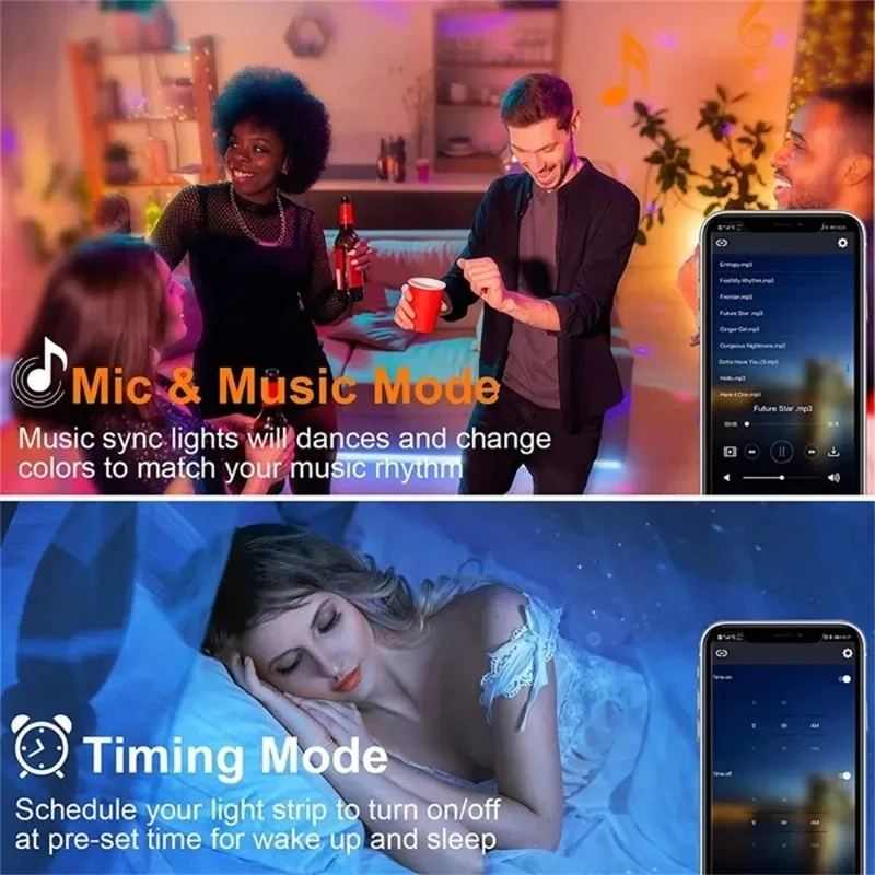 Светодиодная лента 5050 гибкая неоновая светодиодная RGB Диодная с контроллером