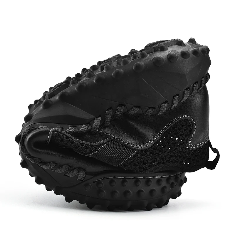 Men's Summer Hollow Breathable Golf Shoes Outdoor Grass Walking Sneakers Men's Golf Sneakers Men's Business Casual Shoes