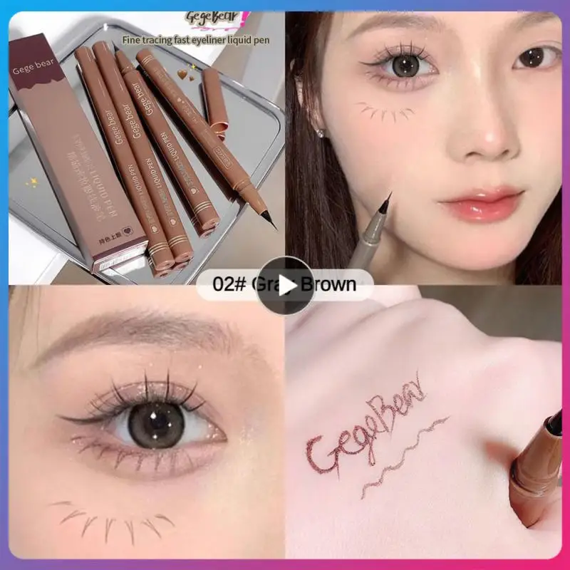 

Liquid Eyeliner Pen Waterproof Sweat-proof Ultra-fine Eyeliner Pencil Non-smudging Quick-drying Makeup Drawing Liquid Pen