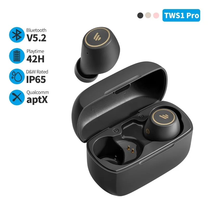 

TWS1 Pro TWS беспроводные Bluetooth-наушники aptX Bluetooth V5.2 до 42 часов воспроизведения с возможностью быстрой зарядки