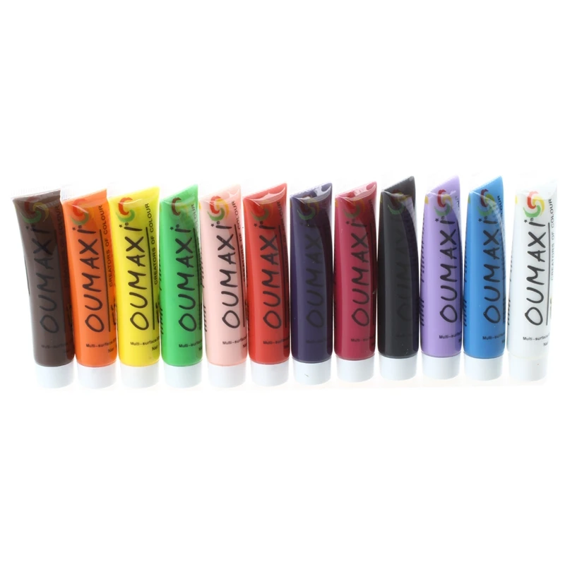 

12 цветов 3D профессиональная акриловая краска художественный пигмент маникюр