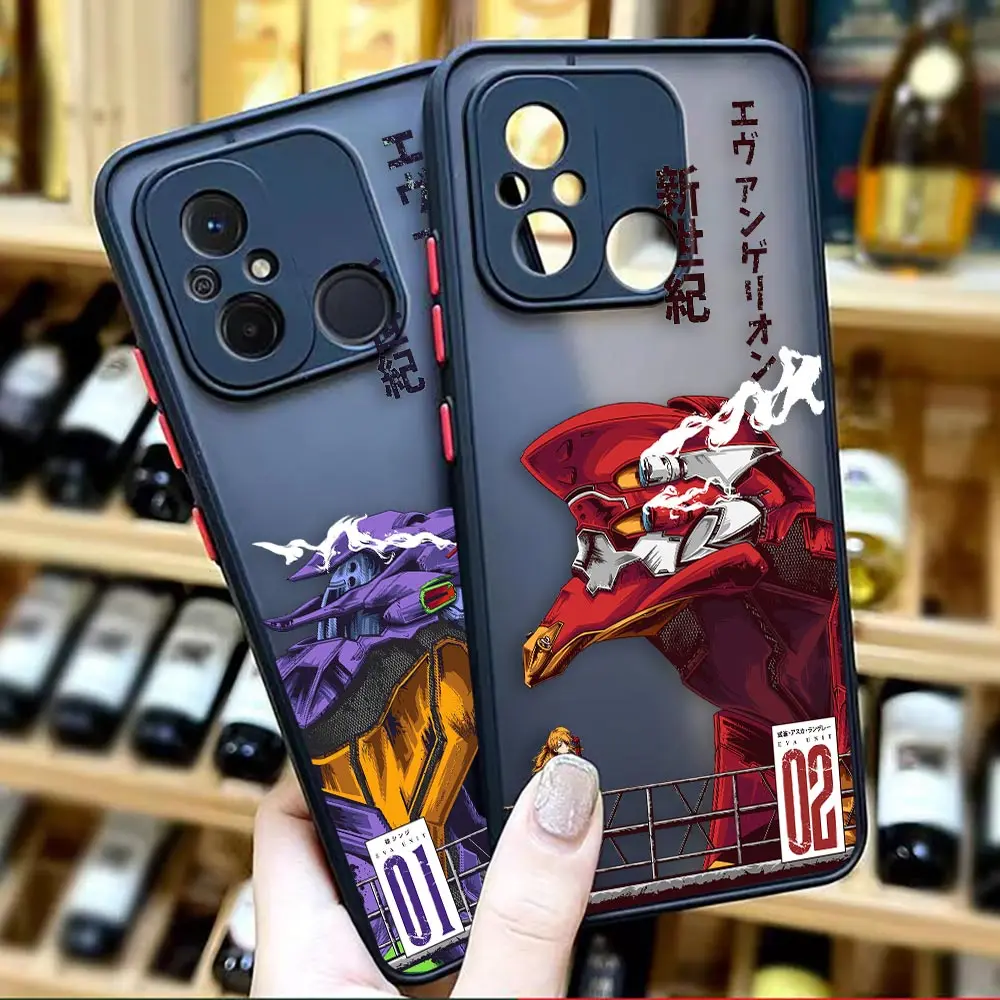 

Matte Phone Case for Redmi A1 K50 K40 GAMING K30 K20 10X 10C 10 9C 9T 9A 9 8 7 PRO 4G 5G Case G-Genesis E-Evangelion Anime 01