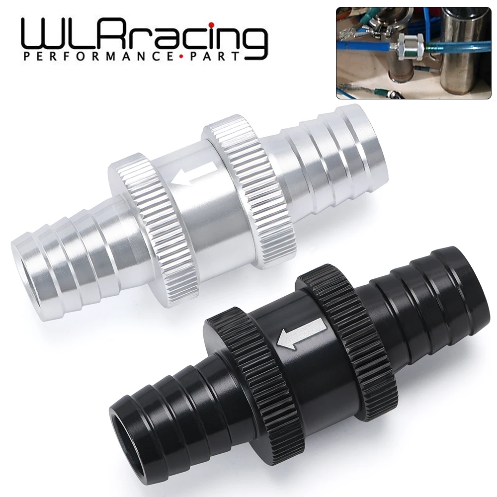 

WLR RACING - 9/16" 14mm Non Return One Way Fuel Check Valve Aluminum Alloy Petrol Diesel WLR-FCV14
