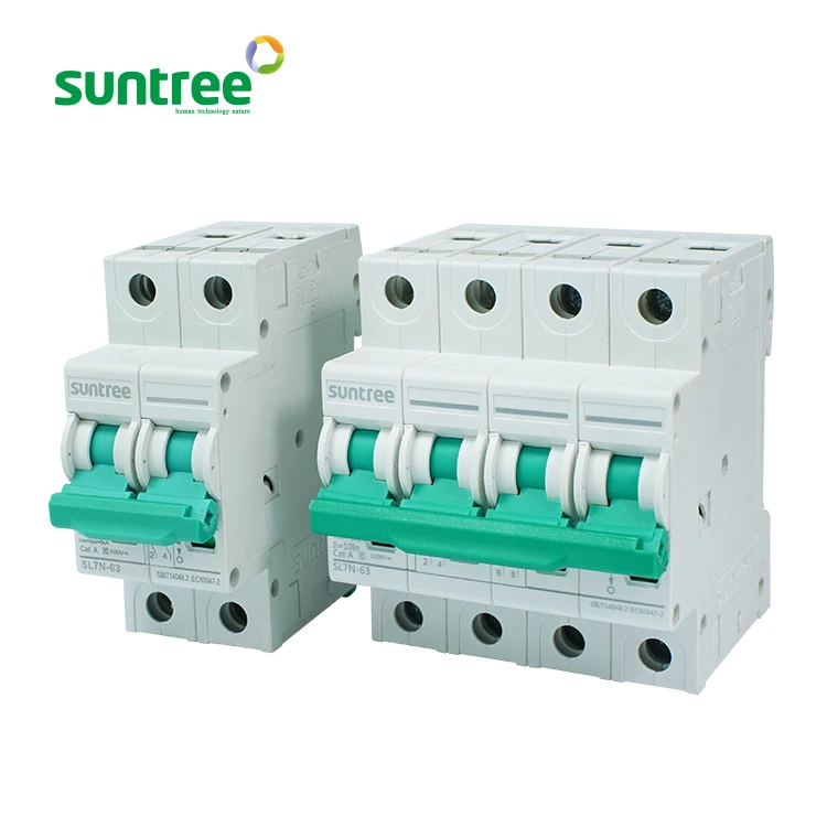 Новые продукты 2020 солнечные фотоэлектрический выключатель постоянного тока MCB