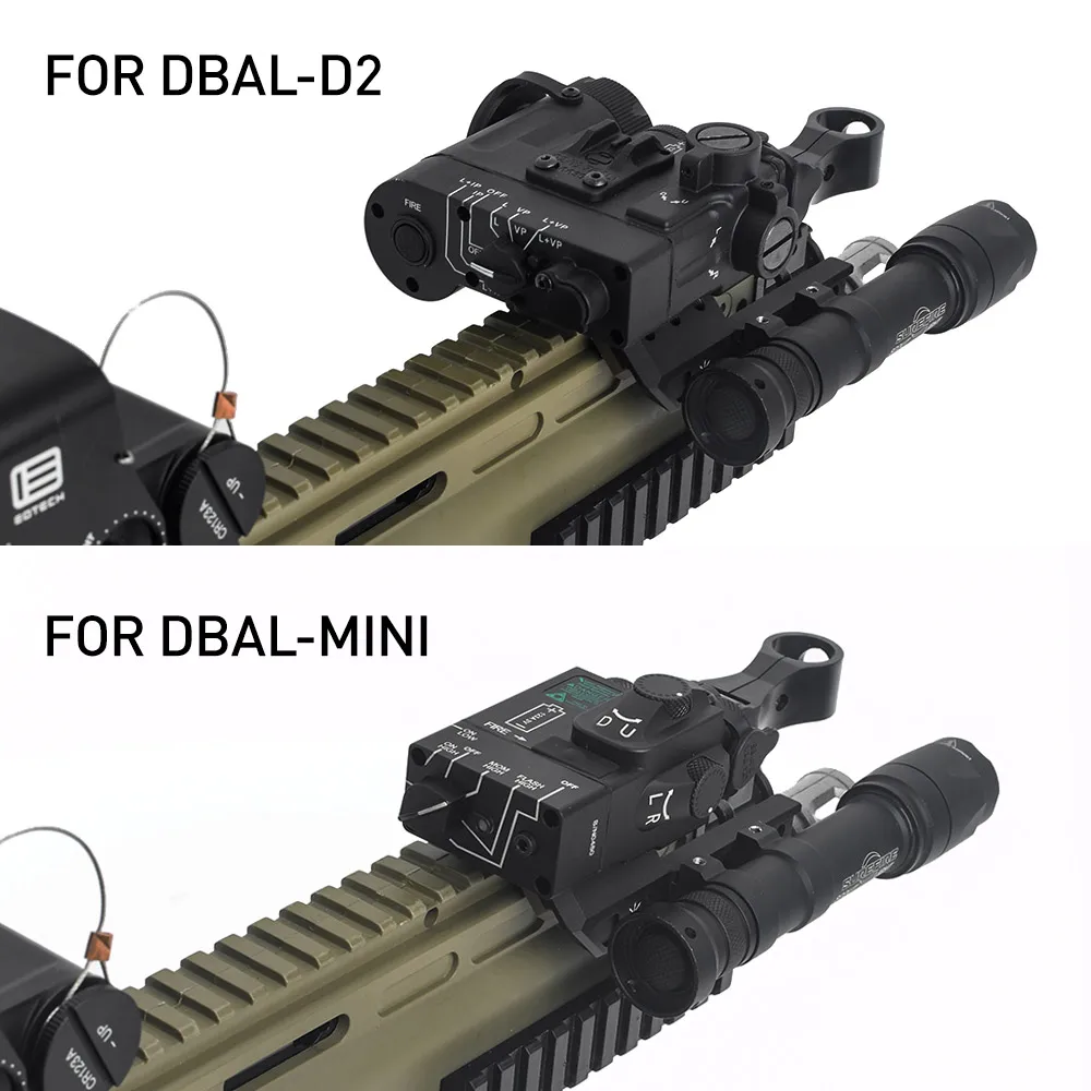 WADSN микро-концентратор 2 0 адаптер крепление для Surefir M600 M300 DBAL-A2 страйкбол оружие