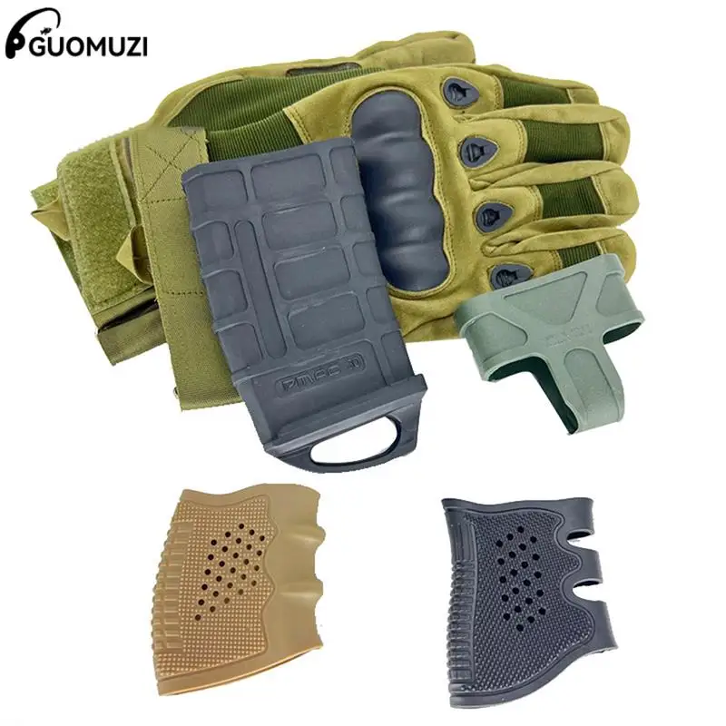 

M4 Fast Magazine Pull Rubber Holster Cover Tactical Magazine holder Quick Draw Sleeve Hunting Accessories