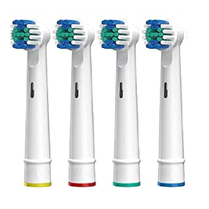 

4 pcs/set Replacement Electric Toothbrush Head Tooth Brush Heads For Oral B Electric Brush Nozzles Soft Dupont Bristle SB-17A