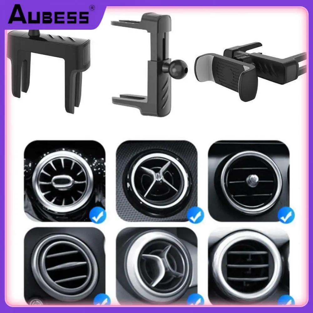 

Round Universal Charger Bracket 360 Degree Rotation Gps Bracket Multifunctional Air Outlet Barb Clamp Car Accessories