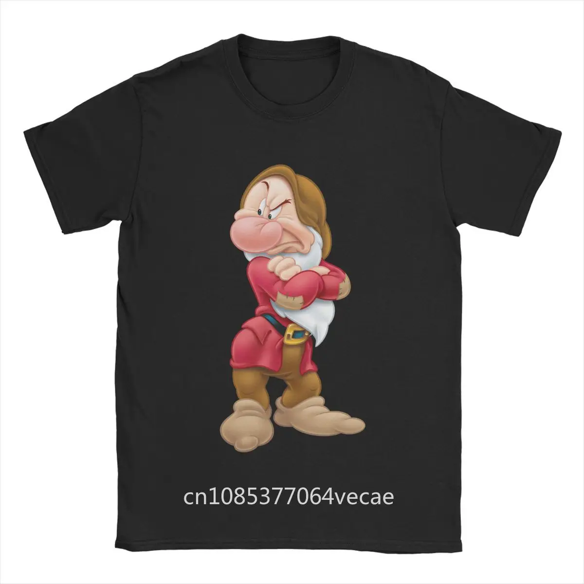 Футболка мужская с коротким рукавом и круглым вырезом из чистого хлопка