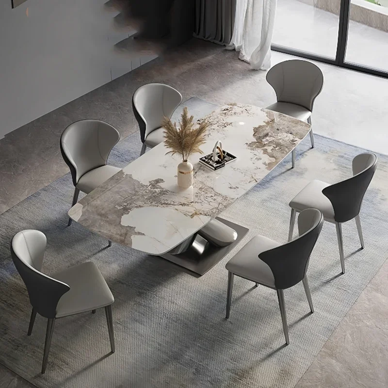 Обеденный стол индивидуальная современная кухня гостиная центр острова