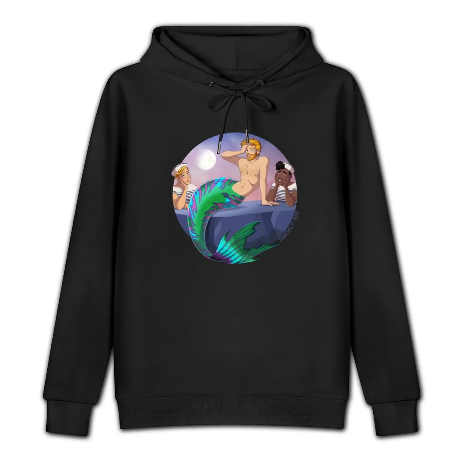 MerMay 2020 Commission: @redrivermerman Пуловер с капюшоном мужская одежда уличная