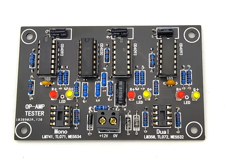 Operational amplifier Op amp tester Single op Dual TL071 TL072 TL081 TL082 | Other Accessories