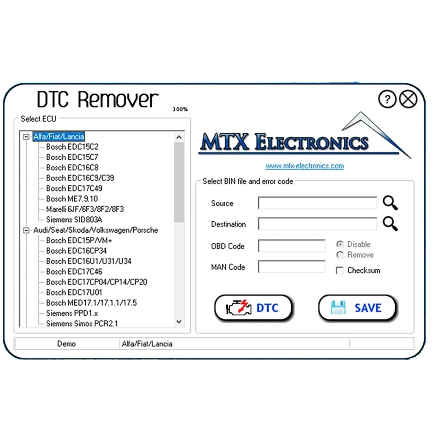 Средство для удаления DTC 1.8.0.0 KESS KTAG FGTECH OBD2 ECU Chip Tuning Software Полный MTX Remover