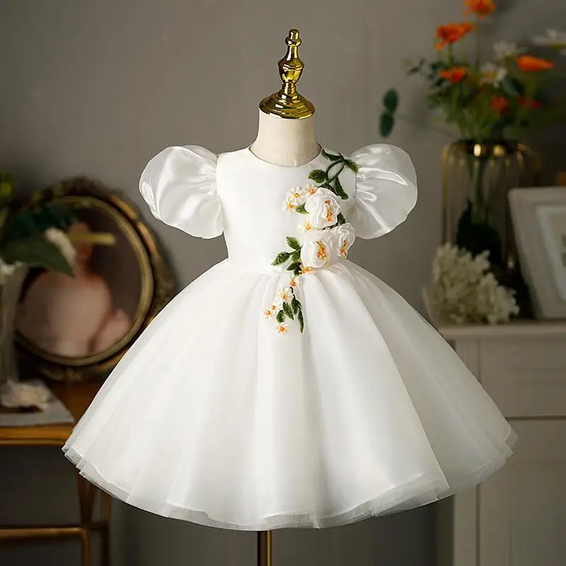 

Kids' Dresses for Prom Birthday Dress Ball Gown Elegant Wedding Clothes Robe Girls Children Eid Formal Party Baby 2023 Girl New