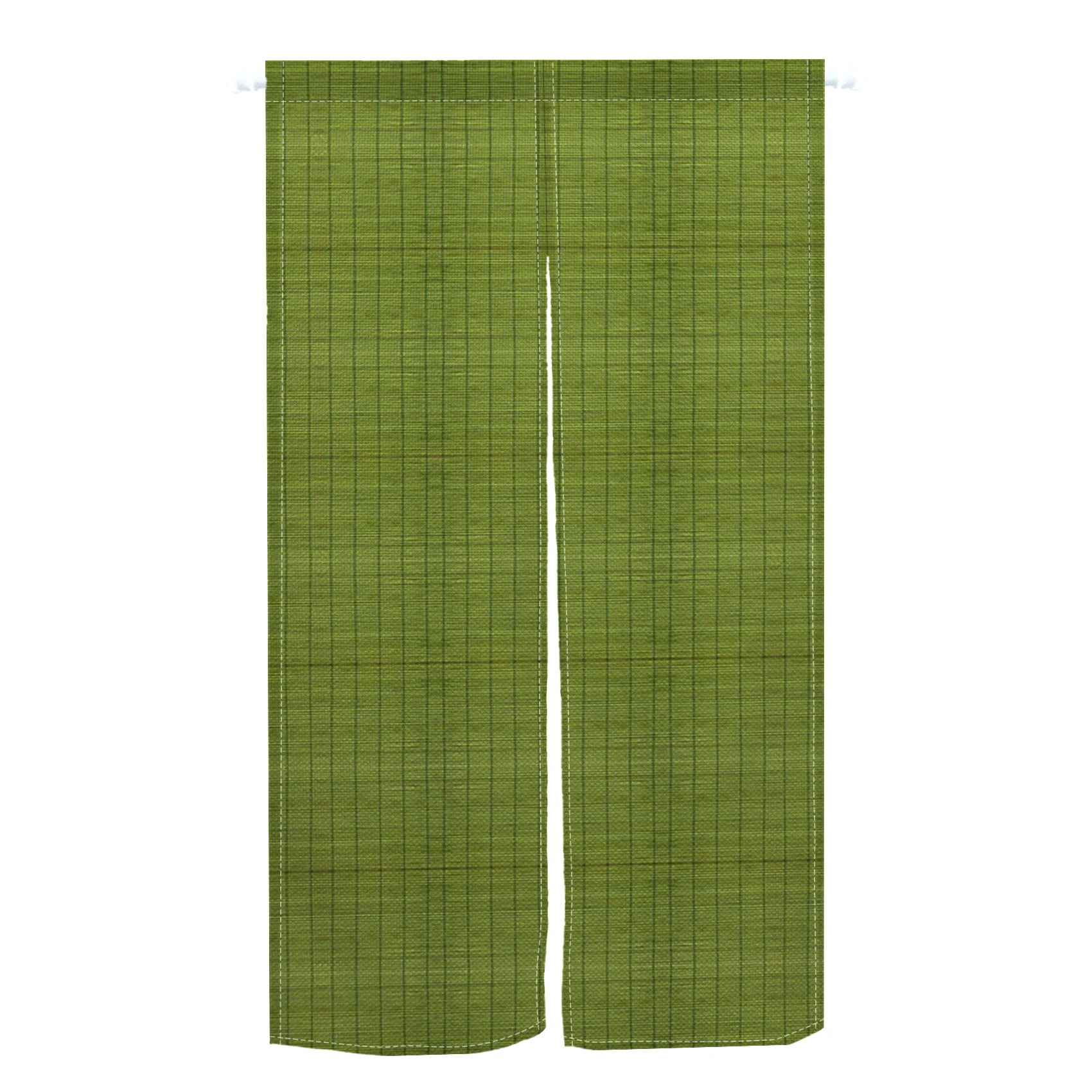 

Льняная вертикальная полосатая дверная занавеска