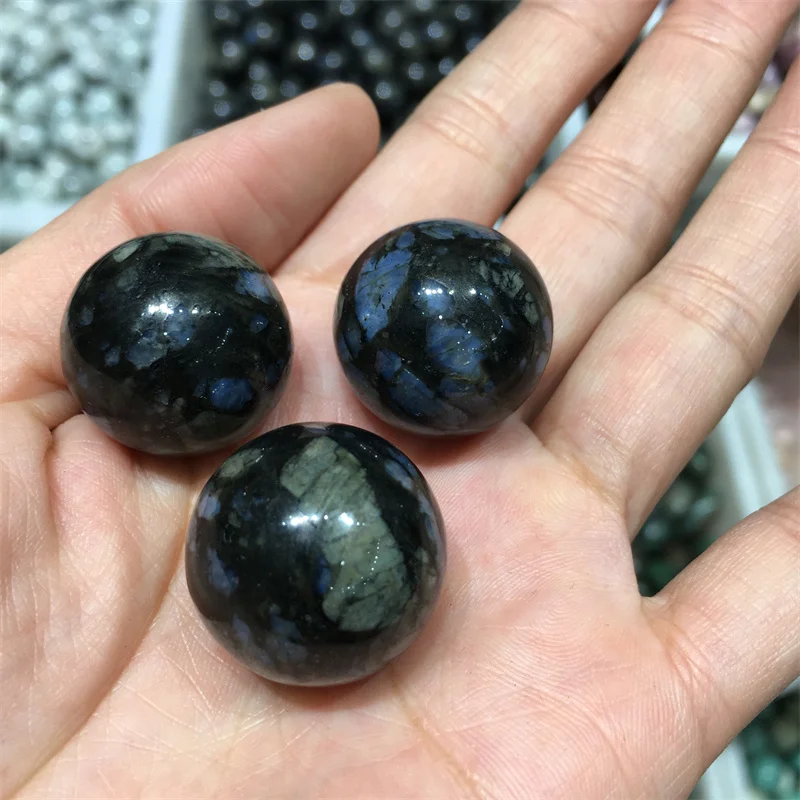 

Wholesale High Quality Natural Que Sera Tumbles Crystal Gravel Blue Glaucophane Tumbled Healing Stone For Decoration