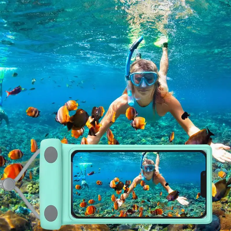 Phone Dry Bag Universal Mobile Phone Case Dry Bag Underwater Adjustable Waterproof Phone Case For Snorkeling Kayaking & Phone