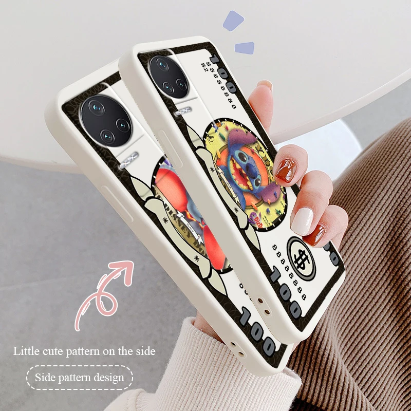 

Dumbo Stitch Donald figure dollar For Xiaomi Redmi K50 K40 Gaming K30 K30S 10 10C 10X 9A 9 9T 9C 9AT 8 8A 5G Liquid Rope Cover