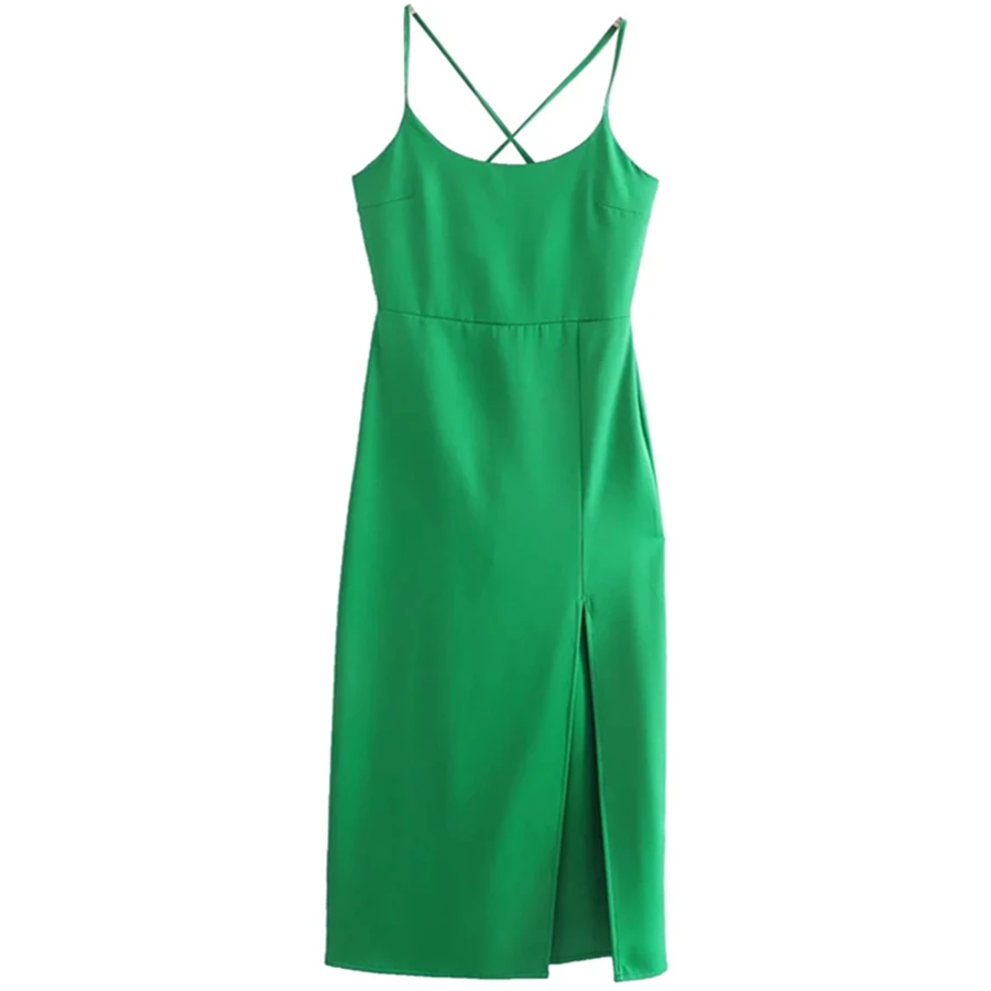 

Женское вечернее платье Maxdutti Forking, винтажное зеленое модное простое пикантное летнее платье без бретелек во французском стиле, 2022