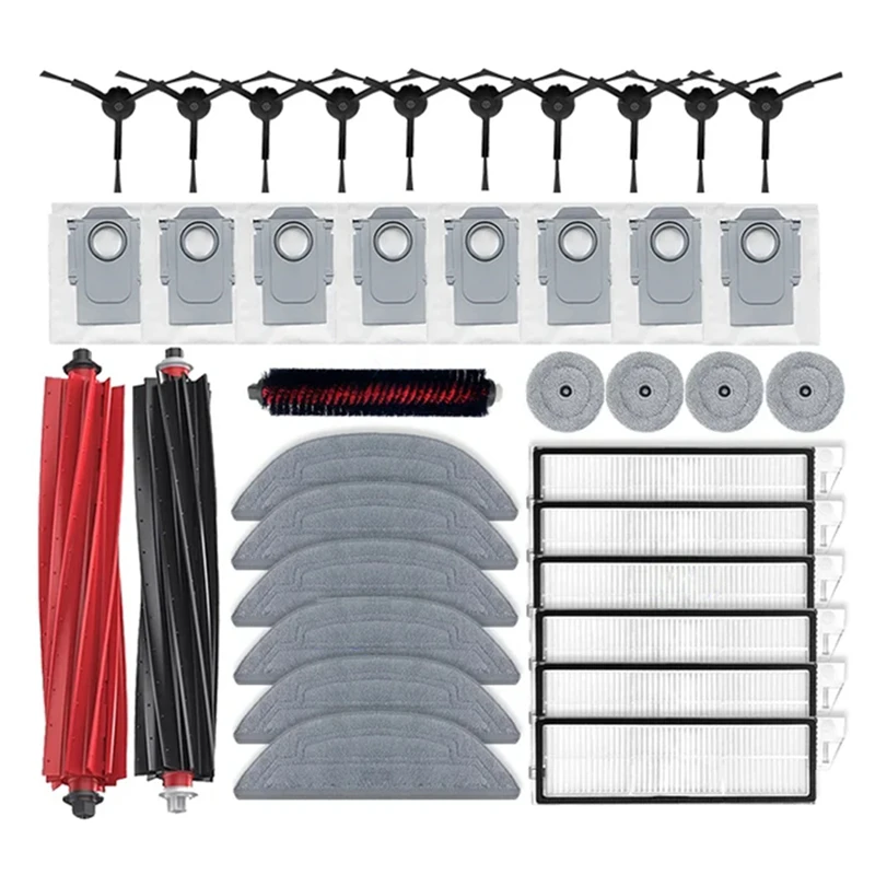 Для Roborock S8 Maxv Ultra Max G20S запасные части основная боковая щетка фильтр Hepa швабра