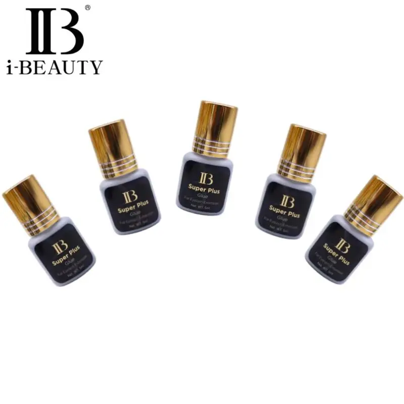 

5 бутылок IB i-Beauty Super Plus Клей 5 мл водонепроницаемый Латекс Бесплатно самый быстрый клей Корея оригинальный фотоклей