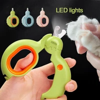 stcpa professional cat nail clipper cutter scissors with led light pet nail clipper for cat dog grooming claw scissors products