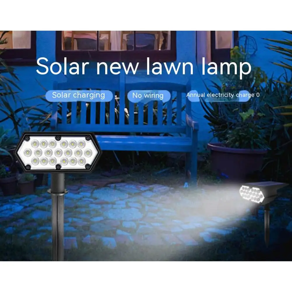

Outdoor Garden Solar Lights Multi-angle Adjustable Large Capacity Lithium Battery Street Lamp Wall Lamp Outdoor Garden Lawn Lamp
