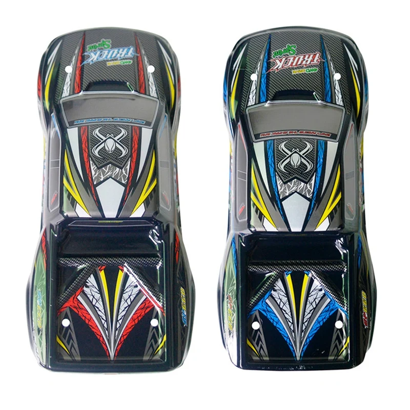 

2X For Xinlehong 9125 1/10 High Speed RC Car Body Shell Vehicle DIY Accessories Replacement Parts,Red & Blue