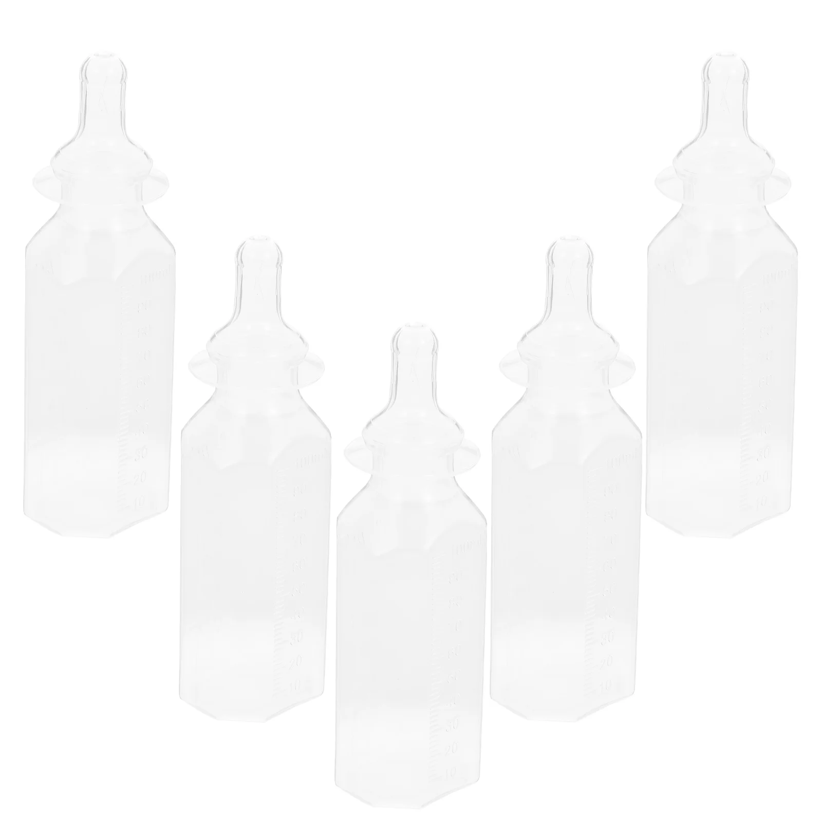 

5 шт., одноразовые бутылочки для кормления детей