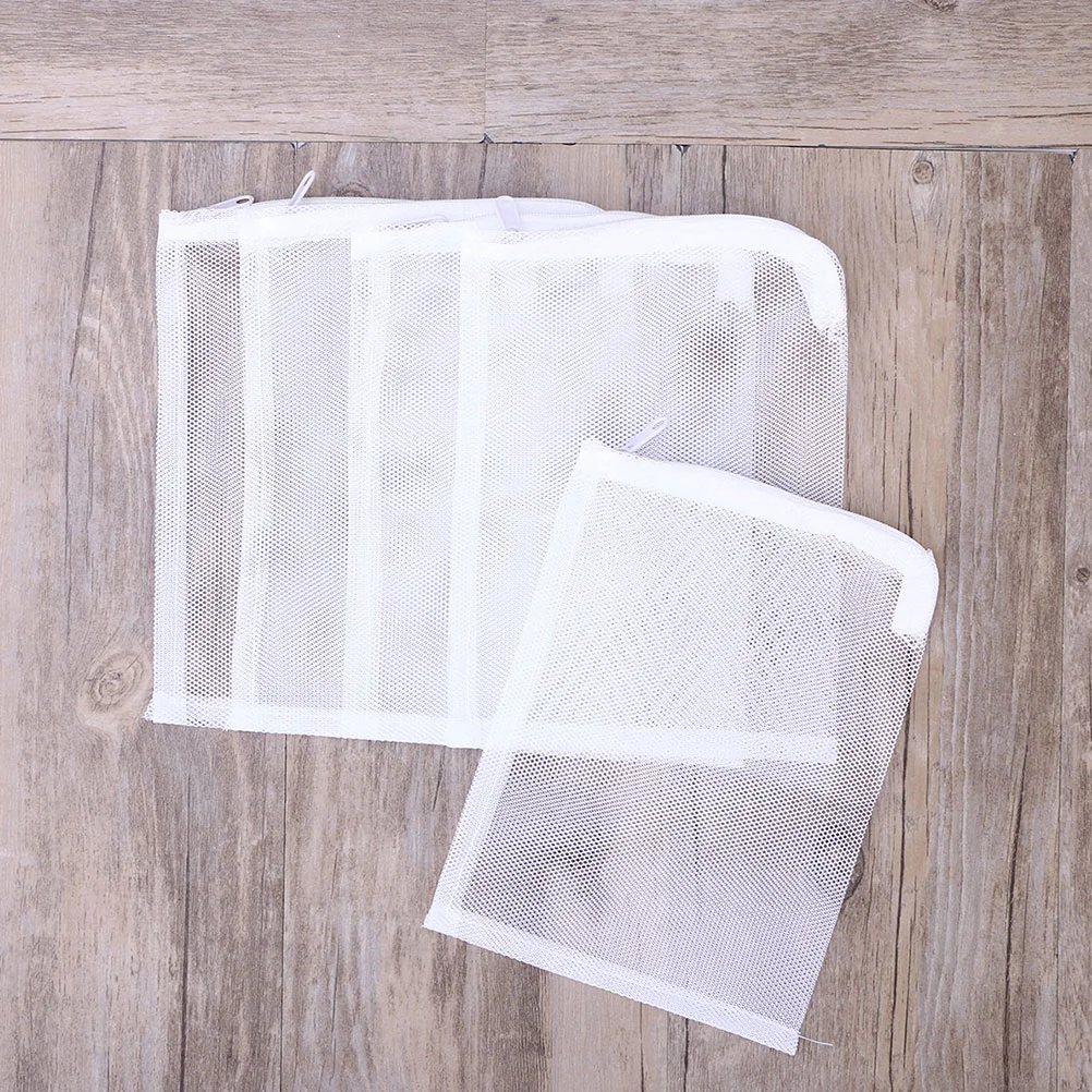 

16 PCS Zipper Small Aquarium Filter Bag Mesh Pouch for Activated Carbon