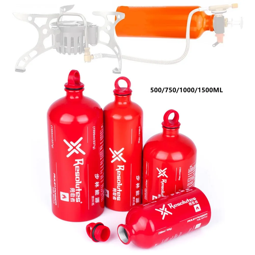 

Aluminum Alloy Gasoline Fuel Bottle Kerosene Alcohol Diesel Oil Storage Can Camping Stove Fuel Bottle With Ring Handle