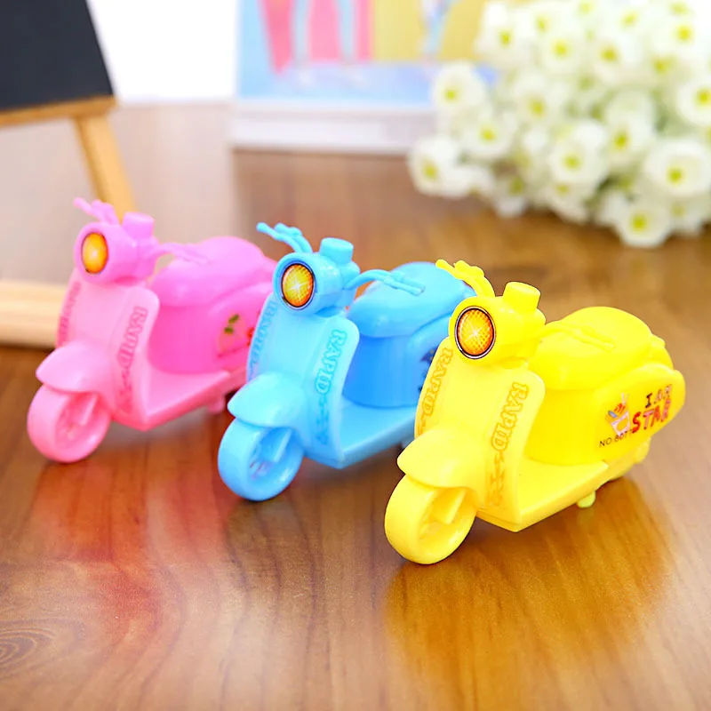 

School Stationery Cute Cartoon Motorcycle Pencil Sharpener Kindergarten Prize Gift Pencil Sharpener Children Pencil Machine