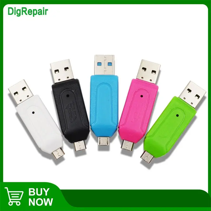 

Usb Otg Adapter New No External Power Required Card Reader Fashion Support Hot Plug Micro Usb Card Reader 480 Mb/s High Quality