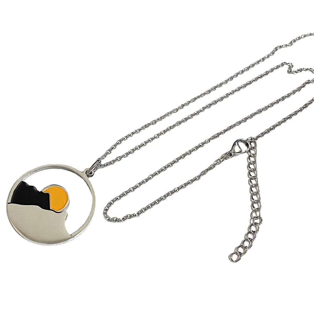 

Mountain Necklace Women Pendant Trendy Simple Jewelry Accessories Daughter Alloy Miss
