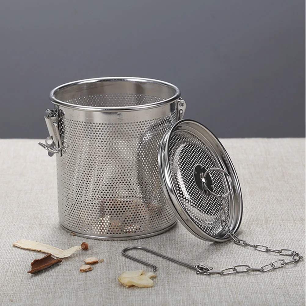 

Tea Strainer Loose Infuser Filter Leaf Stainless Steel Steeper Seasoningseasonings Mesh Basket Sifter Herbalinfusers Spices