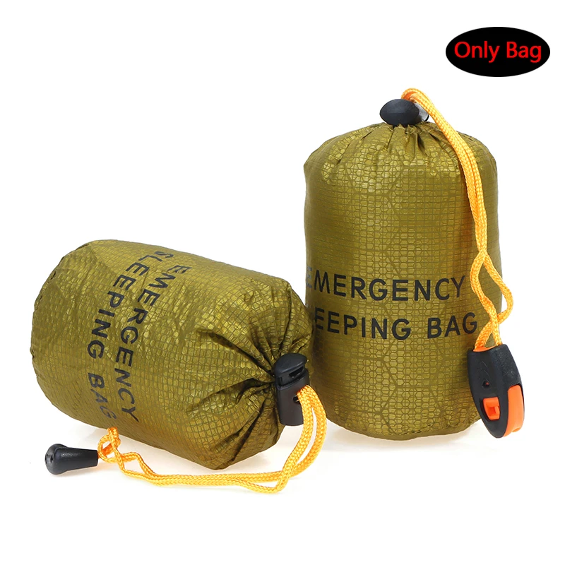 

Reusable Emergency Sleeping Bag Waterproof Survival Camping Travel Bag